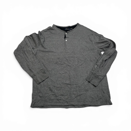 Playera Ralph Lauren 2xl Gris Manga Larga