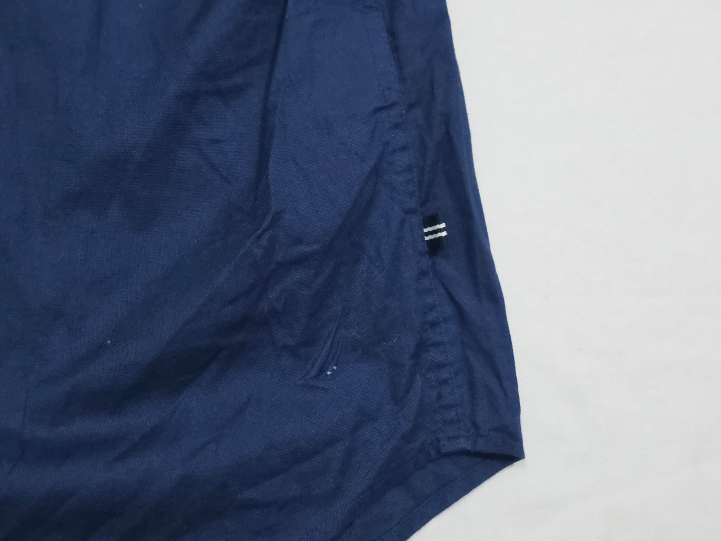 Camisa Nautica 2xl Azul Marino Manga Corta