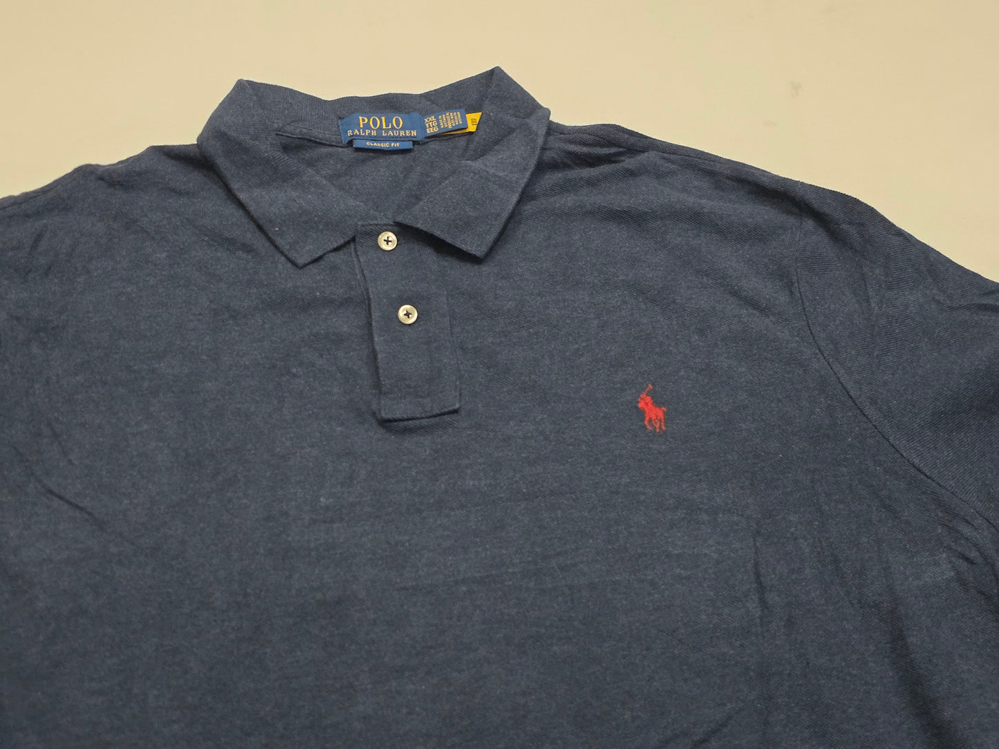 Playera Polo Ralph Lauren 2xl Azul Marino