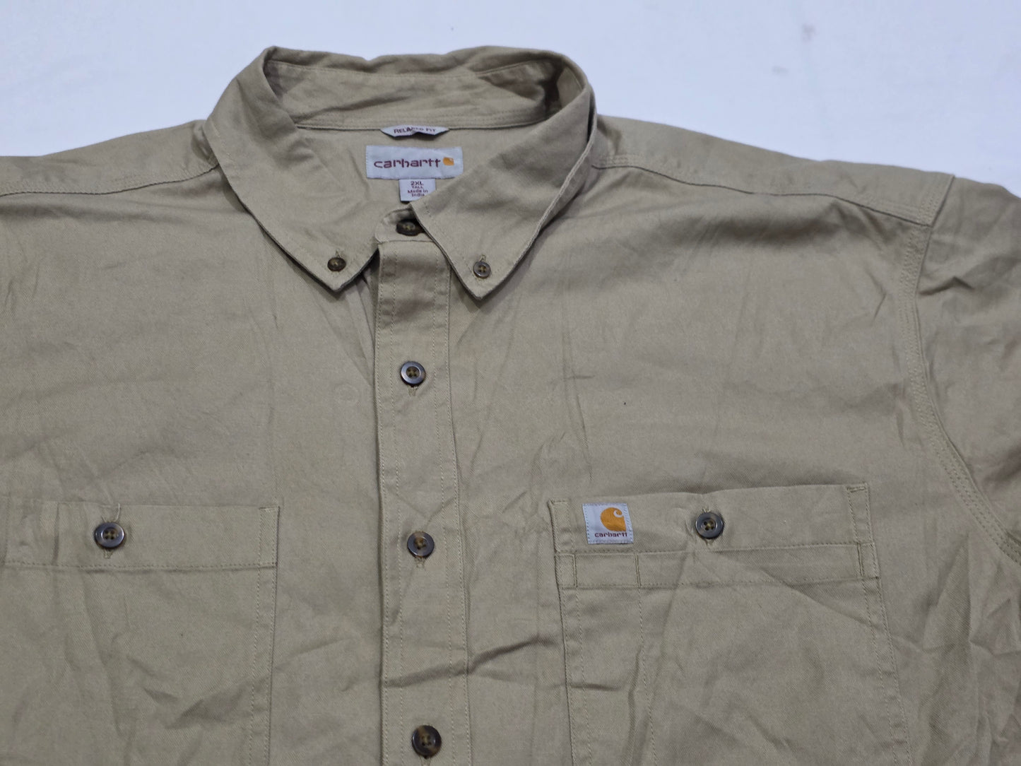 Camisa Carhartt Relaxed Fit 2xl Cage Manga Corta