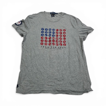 Playera Vineyard Vines 2xl Gris Team Usa