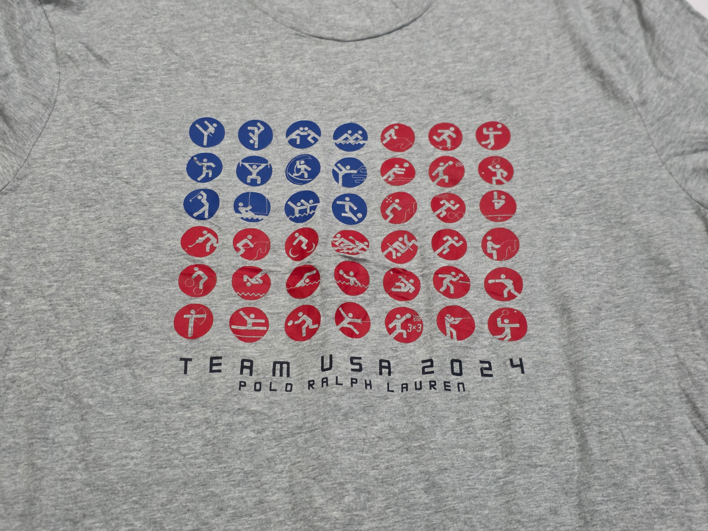 Playera Vineyard Vines 2xl Gris Team Usa