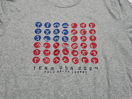 Playera Vineyard Vines 2xl Gris Team Usa