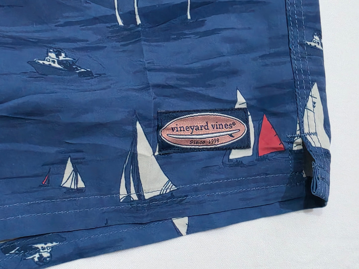 Bermuda Vineyard Vines 2xl Azul Figuras