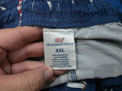Bermuda Vineyard Vines 2xl Azul Figuras