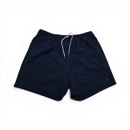 Bermuda Ralph Lauren 2xb Azul Pony Rojo