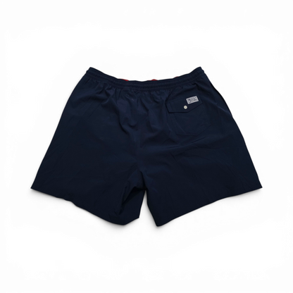Bermuda Ralph Lauren 2xb Azul Pony Rojo