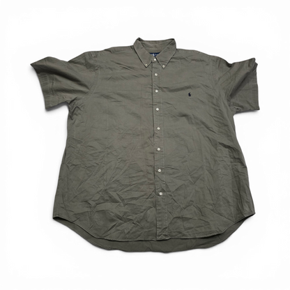 Camisa Ralph Lauren 2x Verde Deslavado Manga Corta