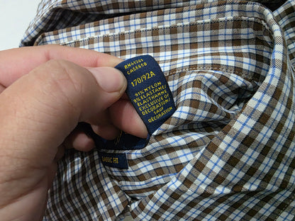 Camisa Ralph Lauren Chica S Cuadro Cafe