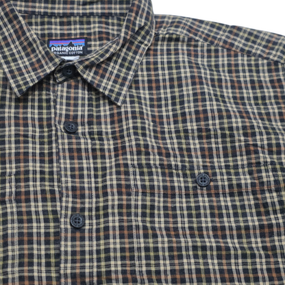 Camisa Patagonia Mediana M Cuadro Cafe
