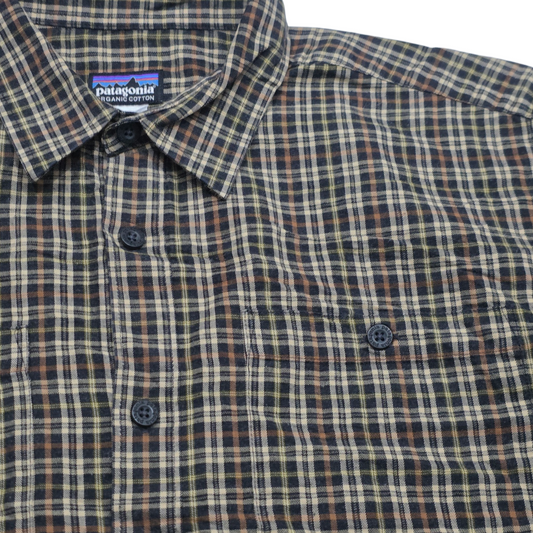 Camisa Patagonia Mediana M Cuadro Cafe