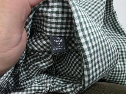 Camisa Tommy Hilfiger Mediana M Cuadro Verde