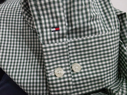 Camisa Tommy Hilfiger Mediana M Cuadro Verde