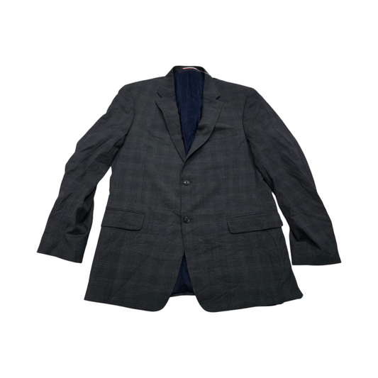 Saco Tommy Hilfiger Talla 42l Cuadro Gris