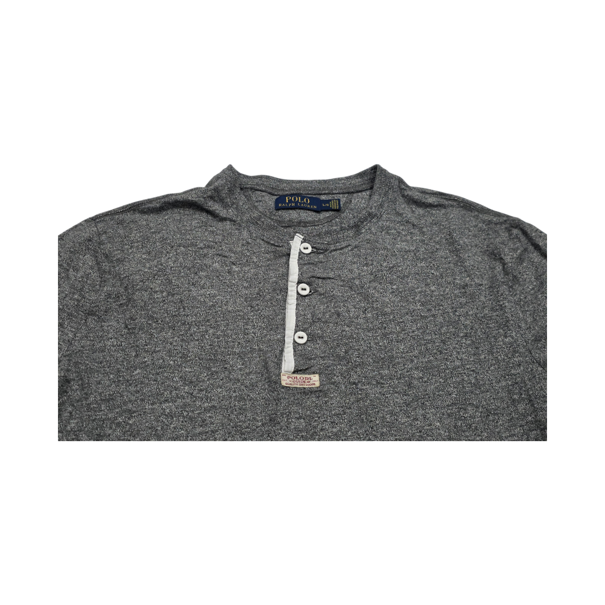 Playera Ralph Lauren Grande L Manga Larga Gris