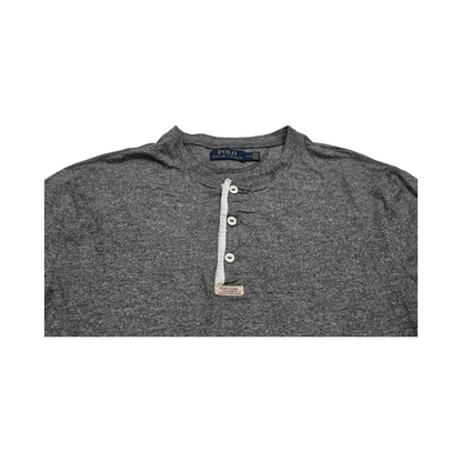 Playera Ralph Lauren Grande L Manga Larga Gris