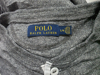 Playera Ralph Lauren Grande L Manga Larga Gris