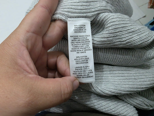 Sueter Vineyard Vines Grande L Gris Medio Cierre
