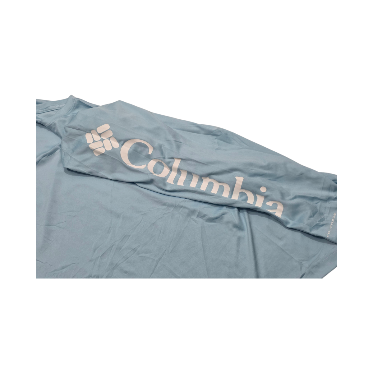 Playera Columbia 2xl Azul Claro Manga Larga