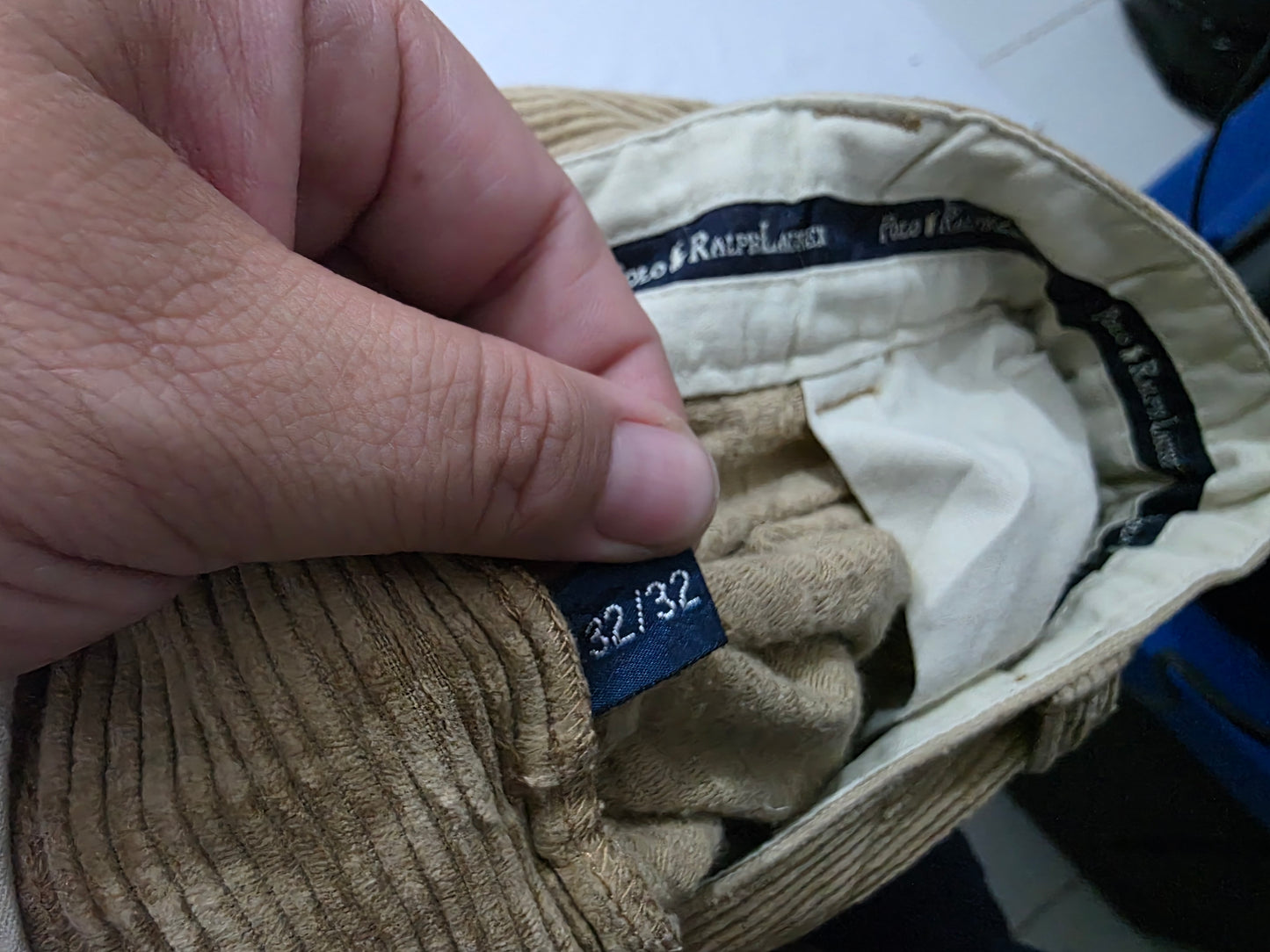 Pantalon Ralph Lauren 32x32 Cafe Pana