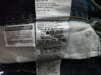 Pantalon Recto Levis 505 34x34 Azul