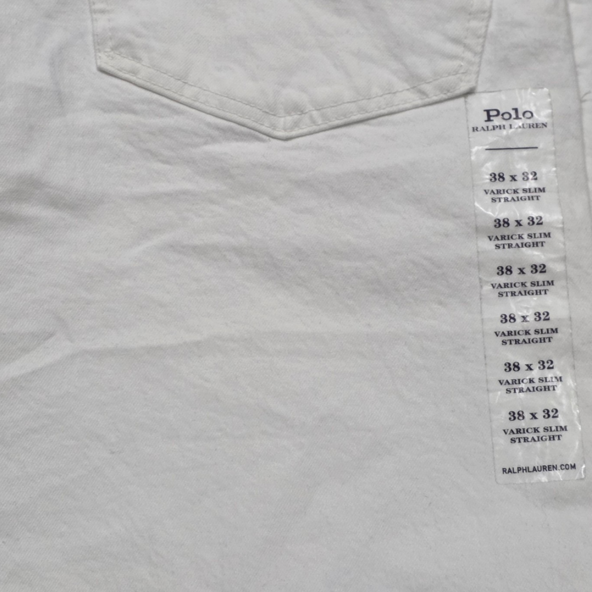 Pantalon Ralph Lauren 38X32 blanco