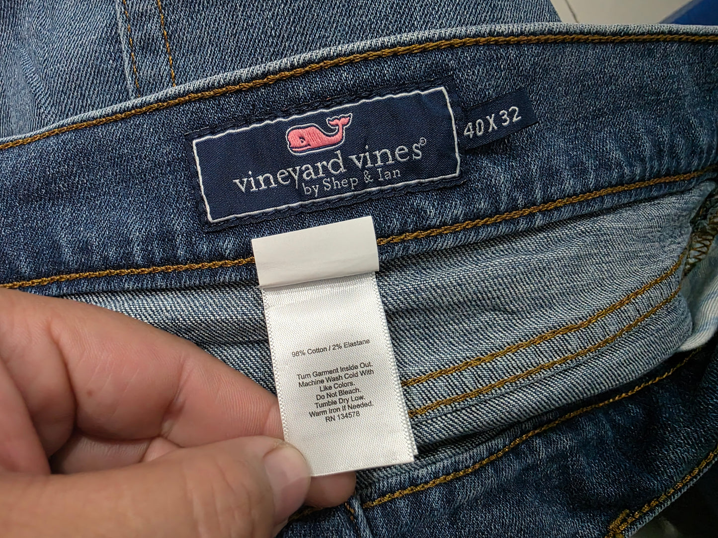 Pantalon Recto Vineyard Vines 40x32 Azul