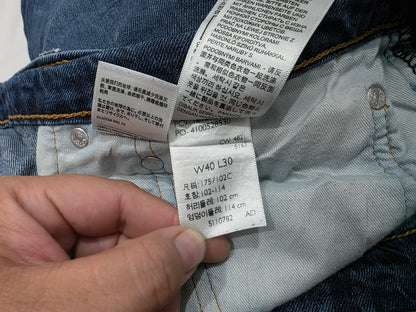 Pantalon Recto Levis 541 40x30 Azul