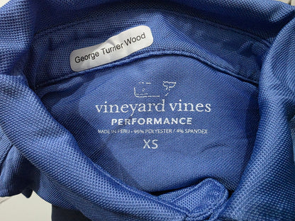 Playera Polo Vineyard Vines Performance Xchico Xs Azul