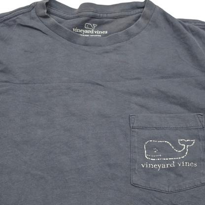 Playera Vineyard Vines Xchico Xs Azul Deslavado