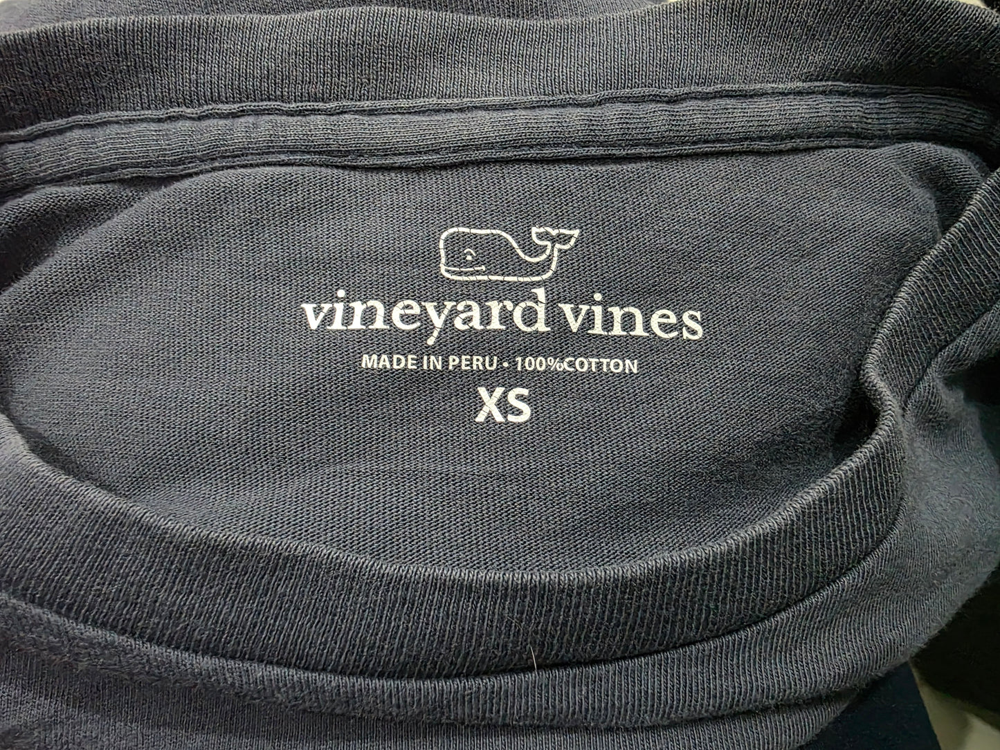 Playera Vineyard Vines Xchico Xs Azul Deslavado