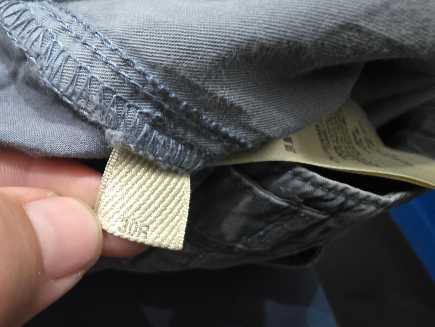 Bermuda Burberry Talla 30 R Gris Deslavado