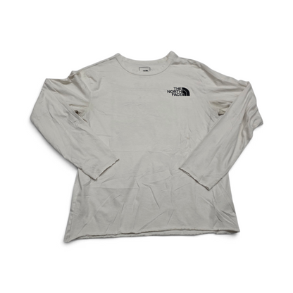 Playera The North Face Chico S Blanco Manga Larg