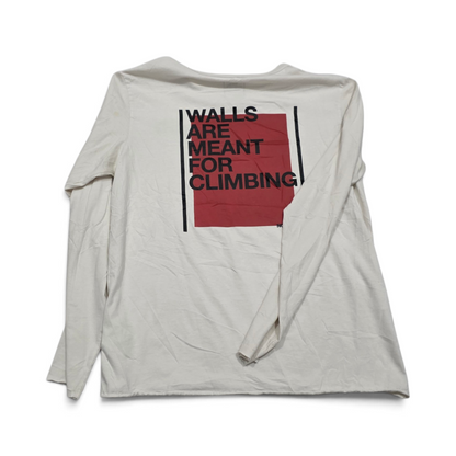Playera The North Face Chico S Blanco Manga Larg