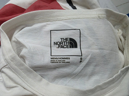 Playera The North Face Chico S Blanco Manga Larg