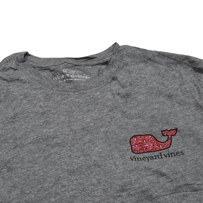 Playera Vineyard Vines Chico S Gris Manga Larga