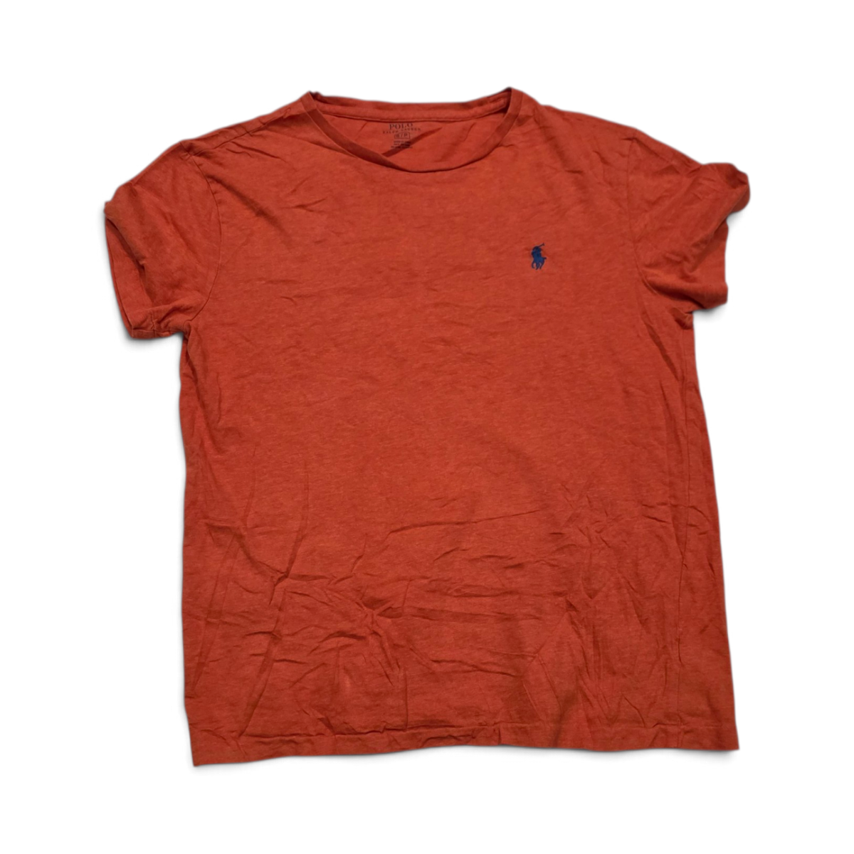 Playera Ralph Lauren Chico S Naranja Pony Azu