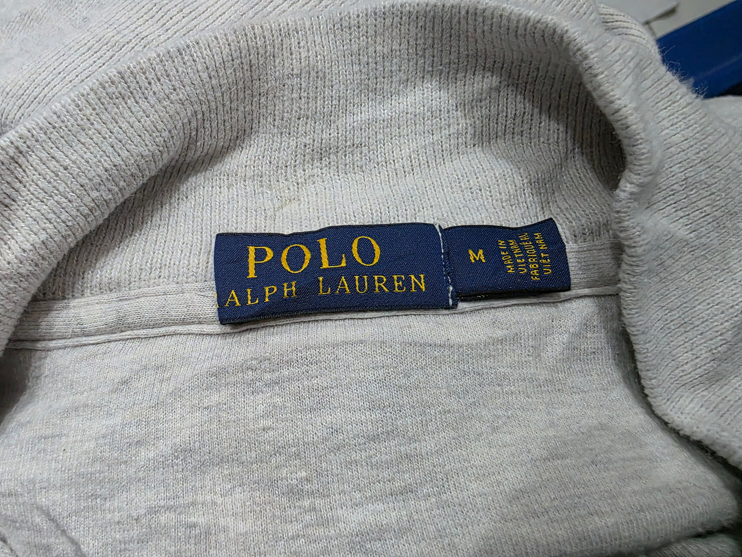 Sueter Ralph Lauren Mediana M Gris Pony Cafe