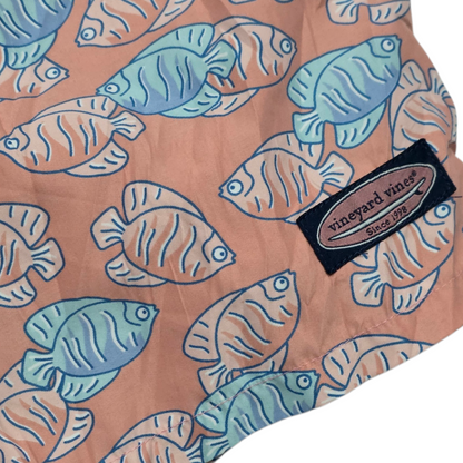 Bermuda Vineyard Vines Mediana M Coral Peces