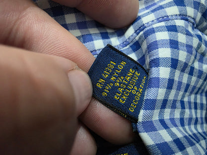 Camisa Ralph Lauren Performance Mediana M Cuadro Azul