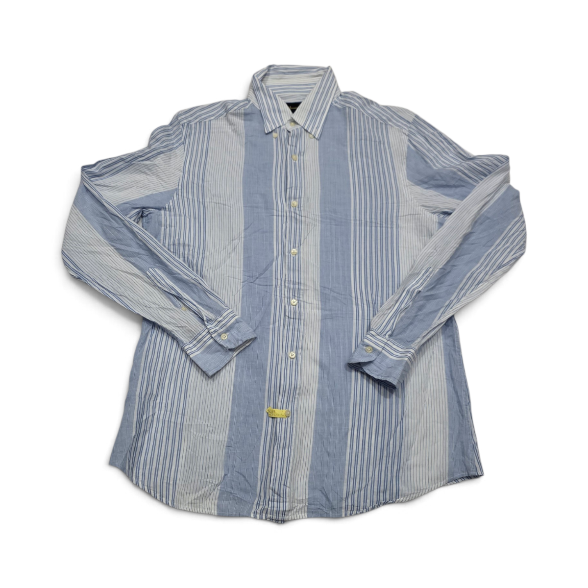 Camisa Massimino Dutti Mediana M Azul Lineas