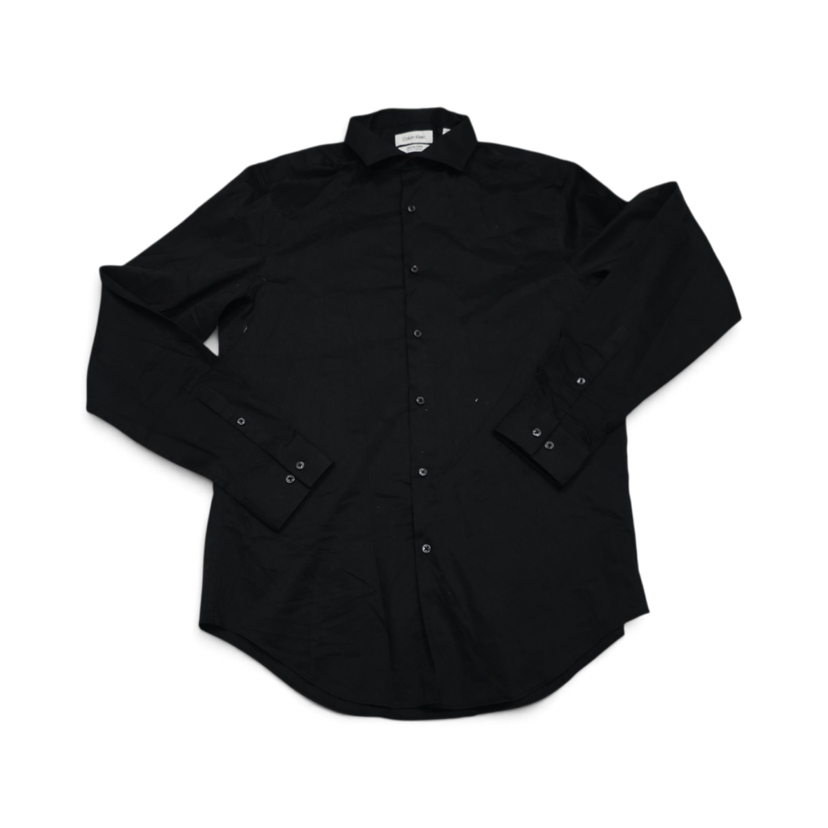 Camisa Slim Fit Calvin Klein Mediana M Negro