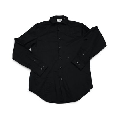Camisa Slim Fit Calvin Klein Mediana M Negro