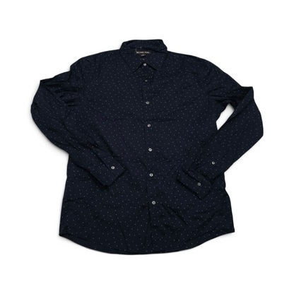 Camisa Michael Kors Mediana M Azul Marino Slimfit