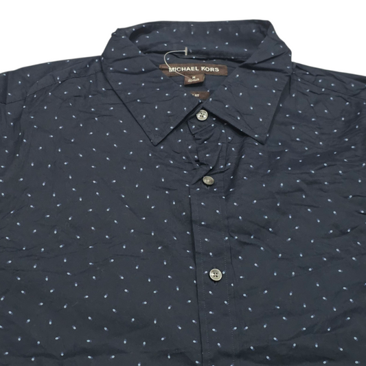 Camisa Michael Kors Mediana M Azul Marino Slimfit
