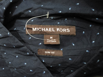 Camisa Michael Kors Mediana M Azul Marino Slimfit