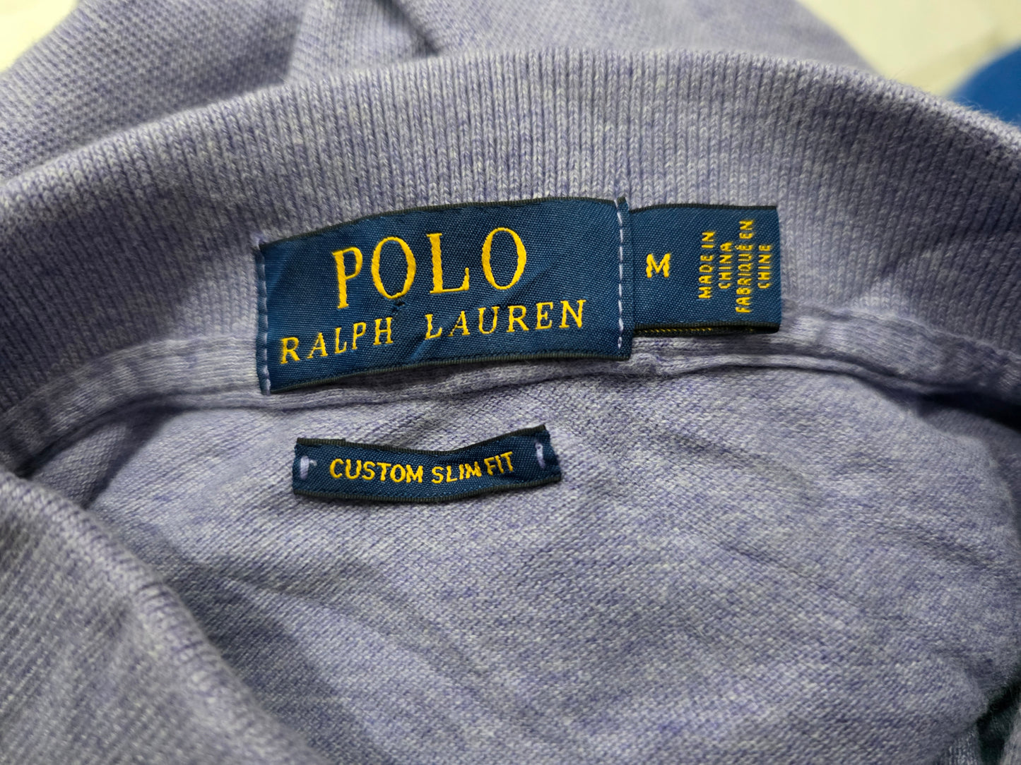 Playera Polo Ralph Lauren Mediana M Morada Pony Blanco