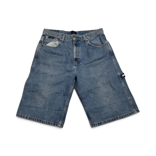 Short Mezclilla Vintage Tommy Hilfiger Talla 33 Azul