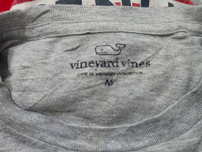 Playera Vineyard Vines Mediana M Gris Manga Larga