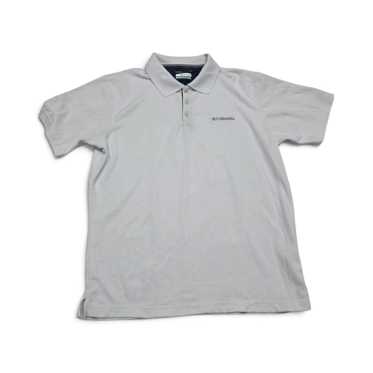 Playera Polo Columbia Mediana M Blanca